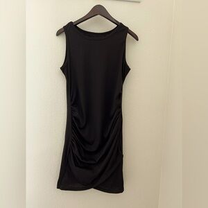 LBD-above knee, ruched siding. Size medium